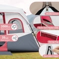 thumbnail image 2 of Ktaxon Family Camping Tent 10 Person Tent Waterproof  Windproof with Divided Curtain for Separated 2 Rooms with Carry Bag Outdoor, 2 of 13