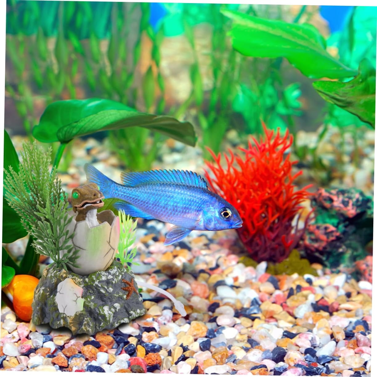 Mefallenssiah Fish Tank Decorations Fish Tank Landscapes Decorations Small Dinosaur Landscapes Decoration Walmart
