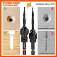 thumbnail image 3 of Juego de brocas avellanadas Matework M2 Cobalt HSS, 15 unidades, con caja, 3 of 9