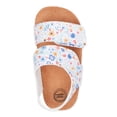 thumbnail image 2 of Wonder Nation Baby Girl Footbed Sandals, Sizes 2-6, 2 of 3