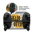 thumbnail image 4 of Fotbe Hello Luggage Cover Protector,Suitcase Protector,Scratch and Dirt Resistant,Fits 18-32 Inch Luggage-Medium, 4 of 9
