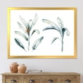 thumbnail image 3 of Designart 'Tropical Jungle Leaves On White' Bohemian & Eclectic Framed Art Print, 3 of 4