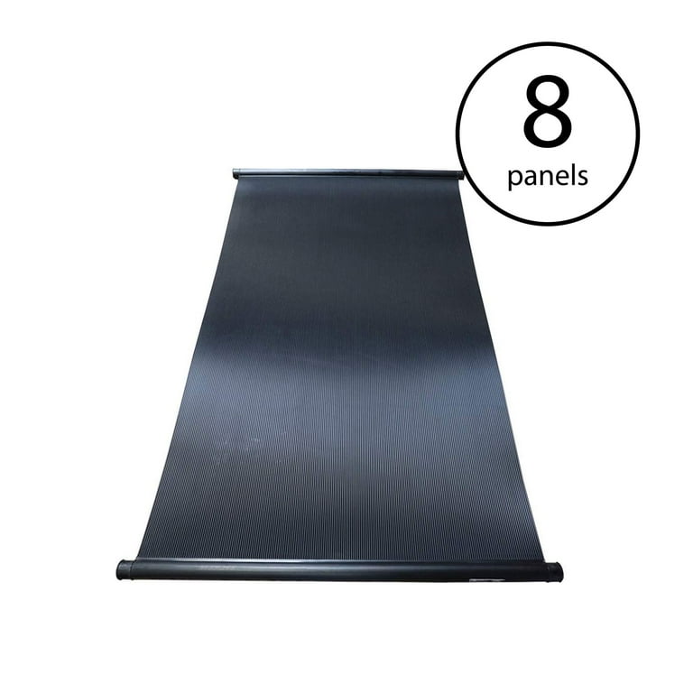 FAFCO SunSaver Solar Powered Panel Efficient Pool Heating System 12ft - 8  Panels - Walmart.com
