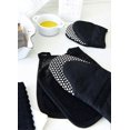 thumbnail image 3 of 2pcs Cotton Terry Cloth Pot Holder Set, Kitchen Hot Pad-black, 3 of 3
