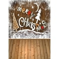 thumbnail image 3 of SAYFUT Studio Photo Video Photography Backdrops 5 x 7ft. Merry Christmas on Planks Printed Vinyl Fabric Background Screen Props, 3 of 4