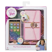 Disney's Style Collection Pretend Play Phone and Clutch with Realistic Sounds and Light Fits Age Group 3 