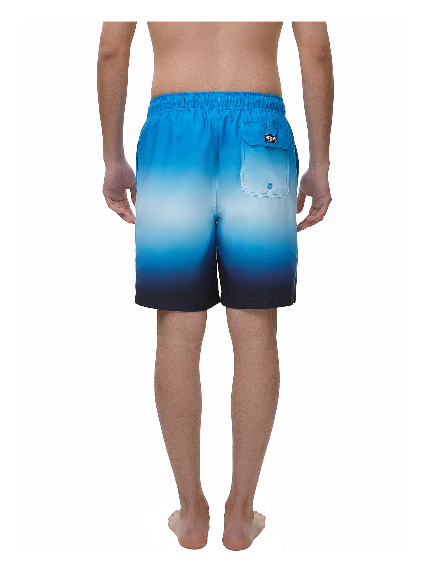 Rokka&Rolla Men's 8" Mesh Lined Swim Trunks, up to Size 2XL