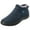 L Navy, variant on Barerun Womens Winter Snow Booties Ankle Snow Booties Waterproof Navy Women_5.5, Men_5 M US