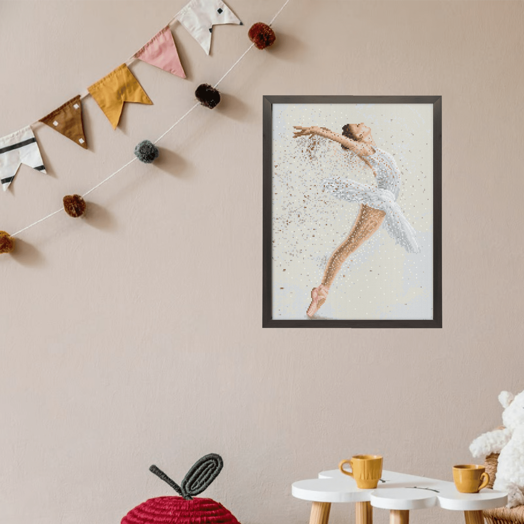 Diamond Dotz Give All Ballet Diamond Painting Kits for Adults - Diamond Art Kits a Relaxing Creative Craft Kit with Dotz Gems 14.5"x20.3"