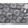 thumbnail image 2 of Soimoi Cotton Cambric Fabric Floral Block Decor Fabric Printed Yard 56 Inch Wide, 2 of 3