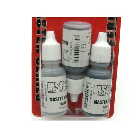 Reaper Miniatures Silver-Toned Metal #09718 Master Series Triads 3 Pk .5oz (Best Airbrush Paint For Metal)