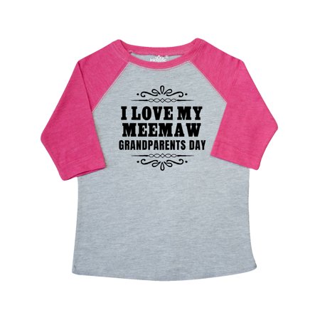 

Inktastic Grandparents Day I Love My Meemaw Gift Toddler Boy or Toddler Girl T-Shirt