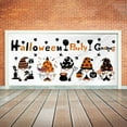 thumbnail image 4 of Jierger Halloween Garage Door Decorations Witch Halloween Garage Door Cover Bat Garage Door Banner Large with for Halloween Front Porch Wall Decorations 4.92 X 2.46 Ft, 4 of 4