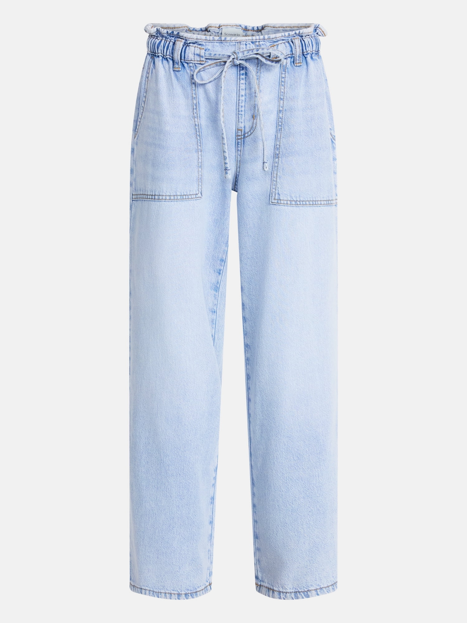 Scenario Women's Drapey Denim Jeans, Sizes XS-XXXL