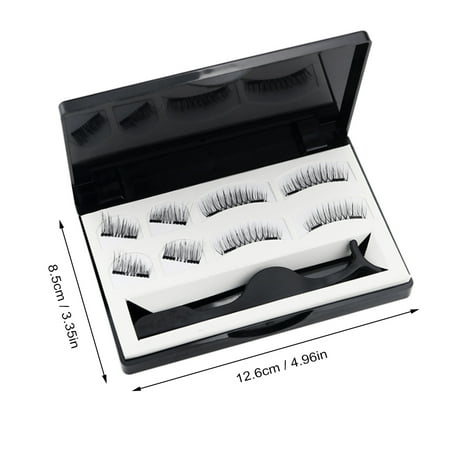 eyelashes false magnetic applicator lashes reusable extension fake dual 3d