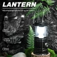 thumbnail image 2 of 2-Pack Solar Camping Lantern, Collapsible LED Solar USB Rechargeable Lantern Flashlight Emergency Hanging Lights for Camping Hurricanes Power Outages Indoor Outdoor, 2 of 6