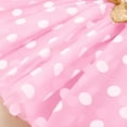 thumbnail image 5 of FYMNSI Toddler Kids Baby Girl It's My 3rd Third Birthday Dress Cake Smash Outfit Long Sleeve Princess Polka Dots Tulle Bowknot Dress Three Years Old Party Clothes Photo Props 3 Years Pink, 5 of 7