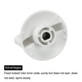 thumbnail image 4 of Unique Bargains Wh1x2721 Dryer Knob Replacement Selector Knob Easy to Install Plastic White 2 Pack, 4 of 5