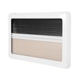 thumbnail image 1 of RV Privacy Blinds, 24 X 12in Rv Interior Window Blind High Strength White Frame  for Motorhome Caravan, 1 of 7