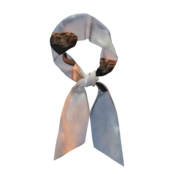 Junzan Elephant Giraffe Print Scarves for Women,Wrap Scarf Head Shawl Long Scarf Accessory Scarf Fall Gift