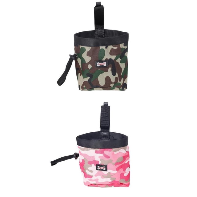 2 Piezas De Nylon Para Mascotas Bolsa De Tratamiento Para Perros Bolsa De Tratamiento Para Caminar Con Clip Para Cinturón Fernando Bolsa de tratamiento de mascotas