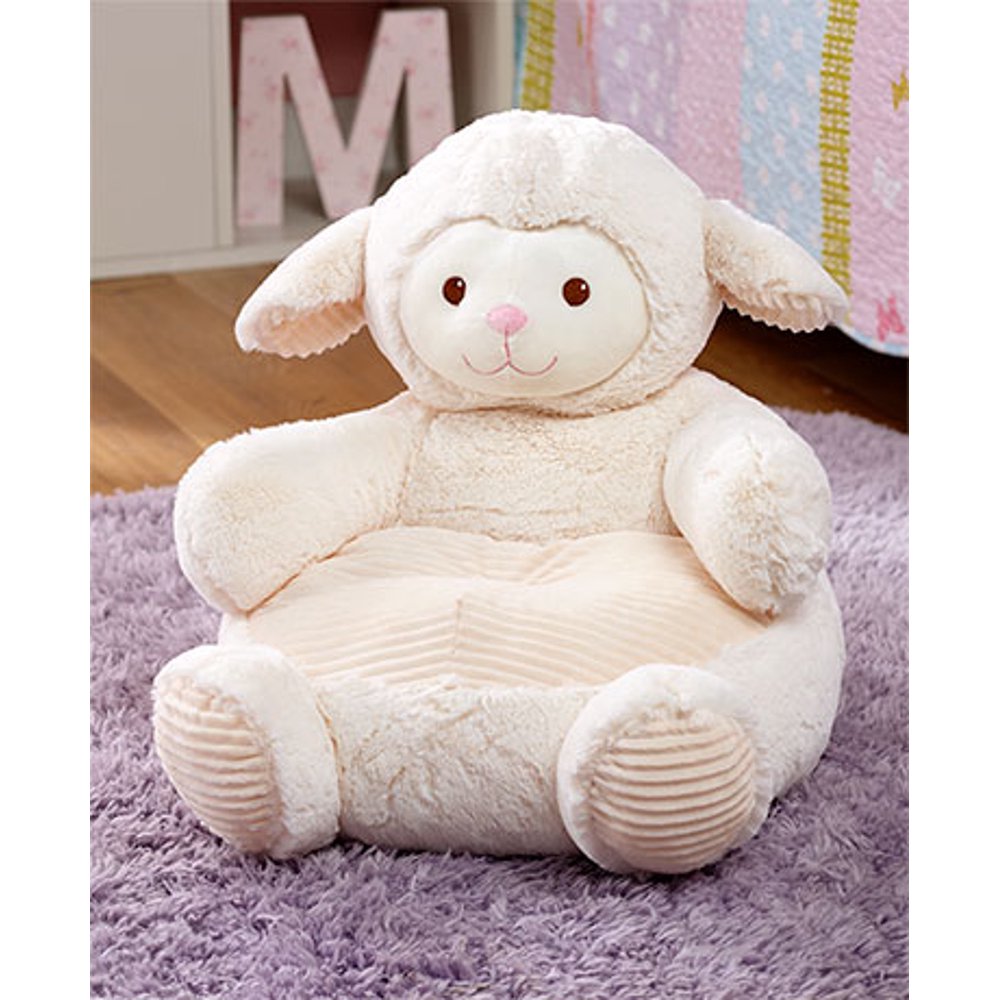 Kids' Plush Lamb Animal Chair