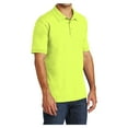 thumbnail image 4 of Mafoose Mens Core Blend Jersey Knit Male Polo Safety Green 3XL, 4 of 6