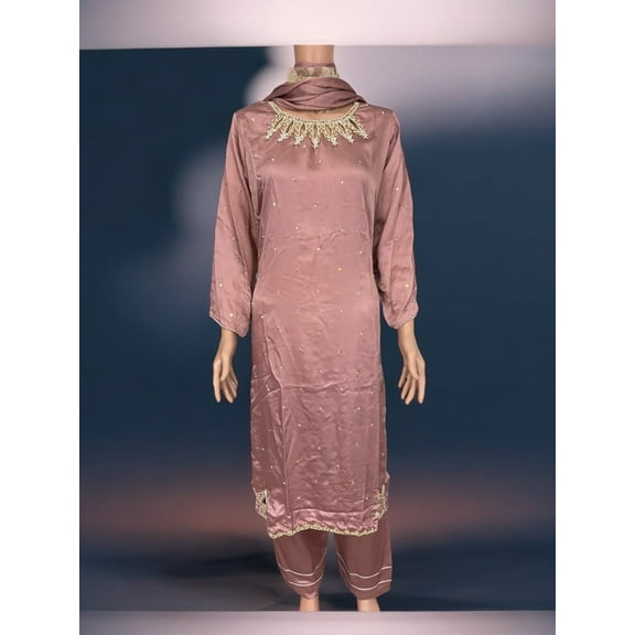 Pink Color, Traditional Designer Salwar Kameez Suit, Cultural Wear for Women, 237