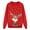 Kid-Red, variant on Fiaer Christmas Sweatshirts for Family Plus Size Crew Neck Xmas Pullover Long Sleeve Baggy Trendy Reindeer Printed Holiday Tops Kid 6Y