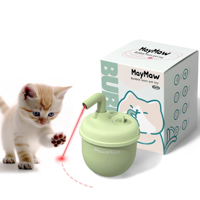 Juguete Laser para gatos MayMaw con diseño de vaso