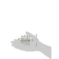 thumbnail image 2 of Unik Occasions Silver Rhinestone and Pearl Leaf and Vine Bridal Comb, 2 of 2