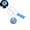 Blue#003, variant on Bisitoy 1Pc Gyro Wheel Magic Spinning Flywheel with Light Up Rails – Magnetic Twister Gyro Wheel for Family Fun, Focus & Sensory Play (Orange)