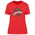 thumbnail image 1 of I Love You Heart With Ribbon Tee Women's -Image by Shutterstock, 1 of 2