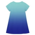 thumbnail image 7 of Teen Girls Dresses Short Sleeve Gradient Dress Casual Summer A-Line Sundress for Kids Soft & Breathable Fabric Ages 4-12 ,Sie:160, 7 of 7