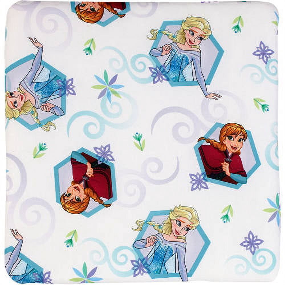 Disney Frozen 4-Piece Unleash the Magic Toddler Bedding Set, Toddler Bed, Purple