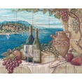 thumbnail image 1 of Tile Mural Kitchen Backsplash - Bella Vista - by Rita Broughton, 1 of 1