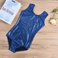 thumbnail image 4 of Traje de gimnasia de ballet para niños Ropa de baile Azul oscuro 11-12Y, 4 of 8