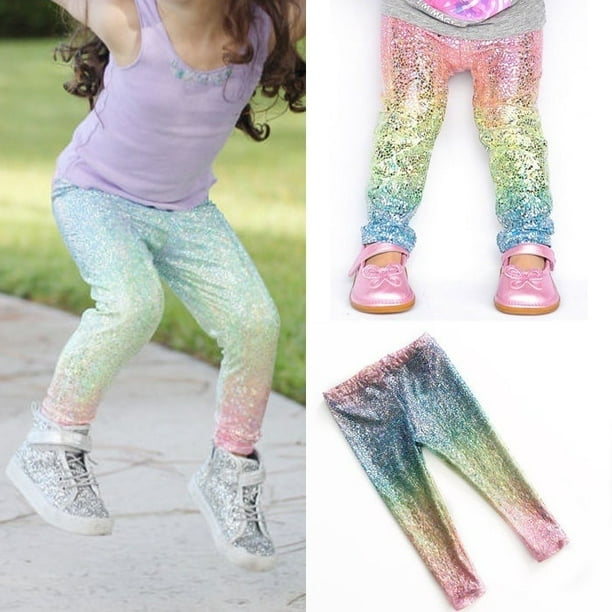 Eyiiye Toddler Kids Girls Baby Sequin Leggings Pants Trousers Clothes Outfits Other