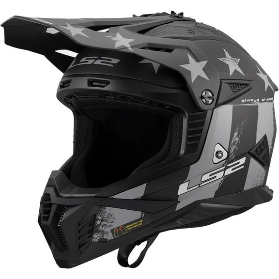 LS2 Gate II Battle Scar Full Face MX Motorcycle Helmet