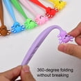 thumbnail image 4 of Cute Axolotl Shape Eraser PVC Pencil Eraser for Students Journaling Soft Clean Erasing Portable Portable Pen Style Eraser, 4 of 8