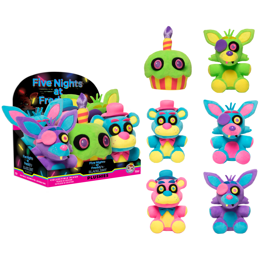 five nights at freddy's neon plush