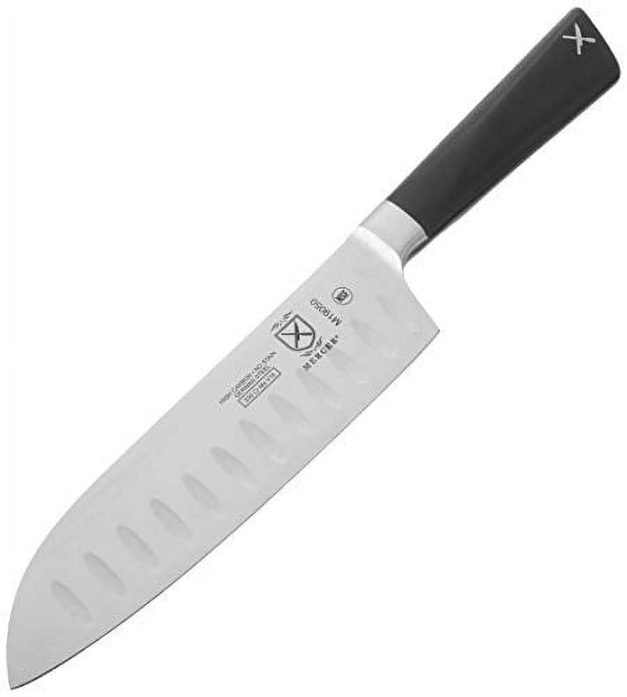 Mercer Zum 2 Piece Knife Set with Forged Chef's Knife, 10 Inch + Forged  Santoku Knife, 7 Inch + Signature Series™ Portable Multi-Function Whetstone  Fast Knife Sharpener 