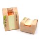 thumbnail image 1 of Worallymy 50 bolsas de papel Kraft de pie con ventana a prueba de grasa bolsa de paquete de alimentos para galletas de pan aperitivos 120 x 90 x 290 mm Worallymy JD735804687, 1 of 7