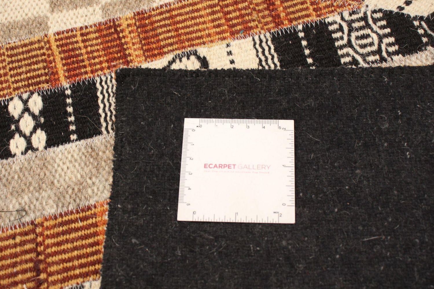 ECARPETGALLERY 5'0" x 8'0" Transitional Río Handmade Area Rug for Living Room, Dining Room and Bedroom in Brown