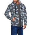 thumbnail image 2 of Uemuo Turtle for Men's Fashion Full-zip Hoodies & Sweatshirts with Kangaroo Pocket, Zip-up Hooded Sweatshirt, Moisture Wicking & Breathable-3X-Large, 2 of 5