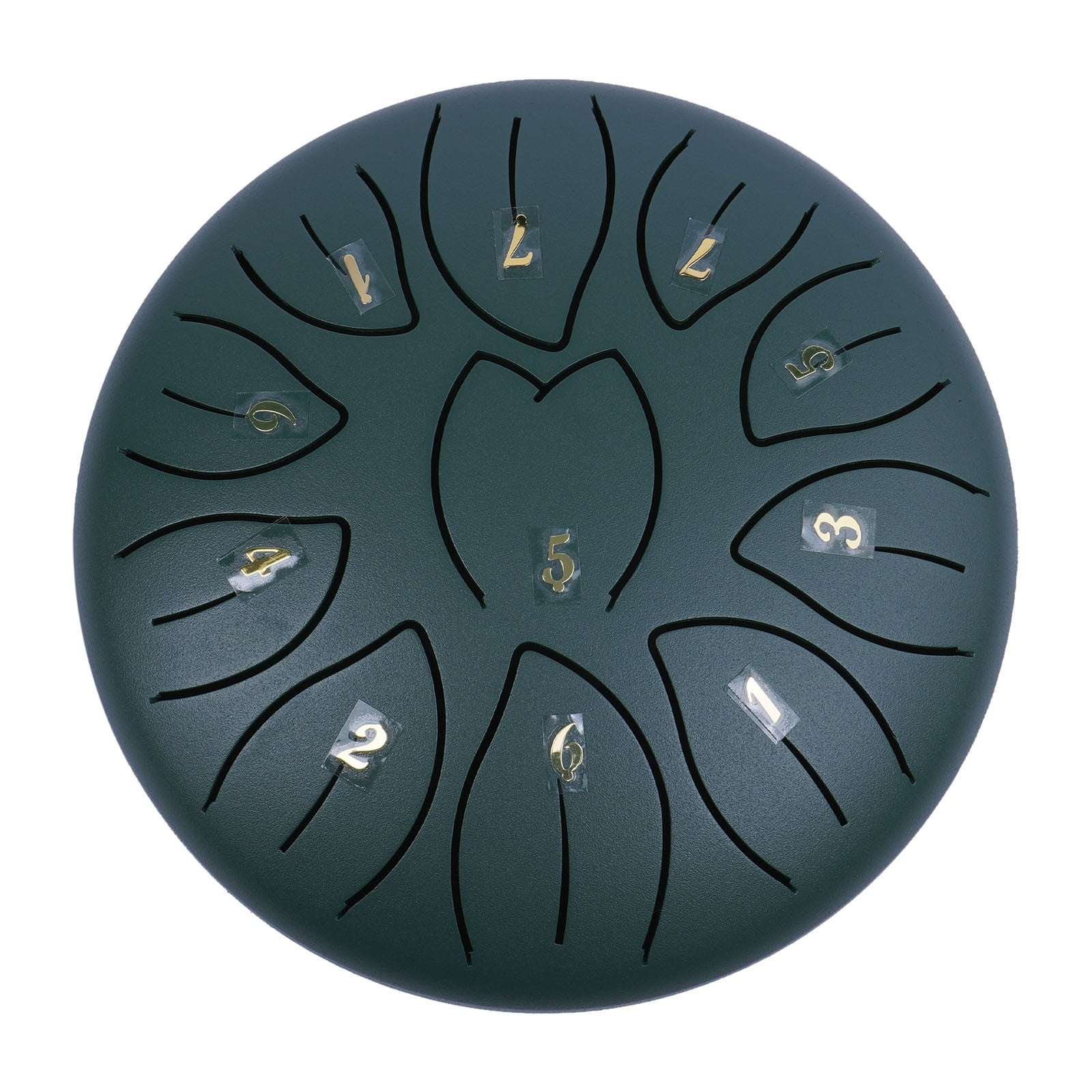 ZZkhGO Rain Drum, 11 Note Steel Tongue Drum, Handpan Percussion Instrument for Meditation Yoga Music Therapy