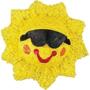 Fun Express 21 Inch Smiling Sun Pinata, Includes hanger, Birthday Party Supplies and Decor