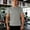 Gray, variant on YLSDY Men's Quick Dry Running T-Shirts Reflective Stripe Athletic Short Sleeve Tees Multi Color Blue XXXL