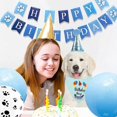 thumbnail image 4 of Dog Birthday Party Supplies Dog Birthday Bandana Hat Set Party Accessories (blue), 4 of 5