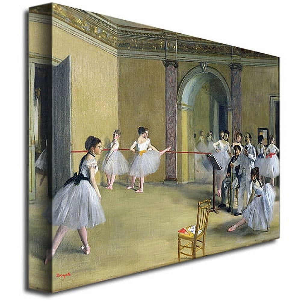 "The Dance Foyer, 1872" Canvas Art by Edgar Degas